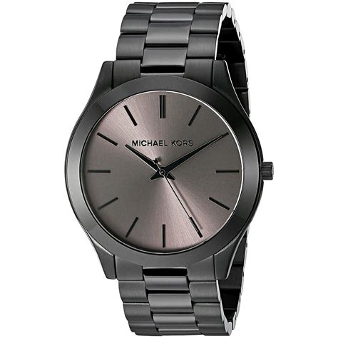 michael kors watches slim runway chocolate|michael kors men's watches black.